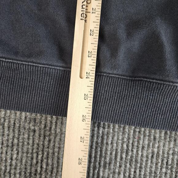 Cabelas Sweatshirt Mens 3XL Gray Quarter Zip Mock Fleece Pullover Embroidered - Picture 6 of 12